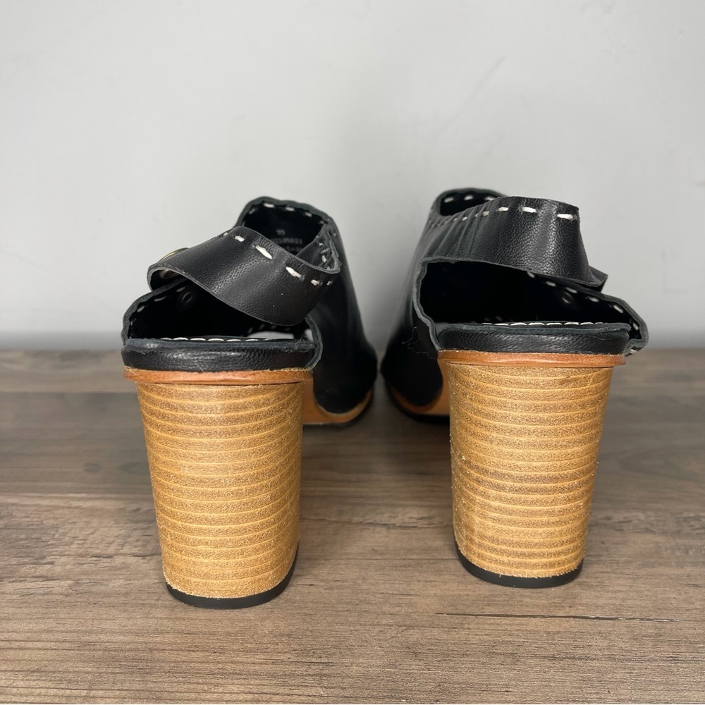 Stylish women’s Free People Marlowe Black Leather Women's Sandals sz 39 8.5 - Picture 6 of 9